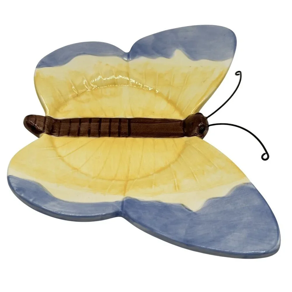 Yankee Candle Butterfly Ceramic Jar Holder 6.5